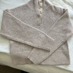 Boxy Snap Snap Front Henley